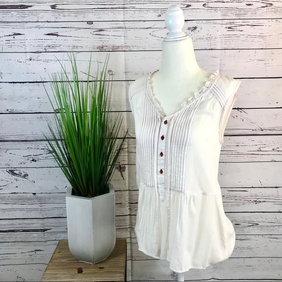 Anthropologie Tops - Holding Horses Sleeveless Blouse